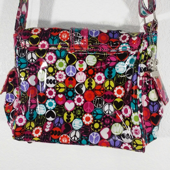 Kalencom New Orleans Peace Love Colorful Bag - Picture 3 of 8